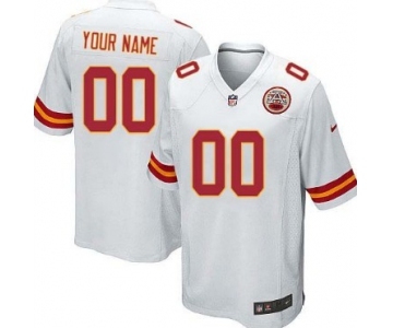 Kids' Nike Kansas City Chiefs Customized White Game Jersey