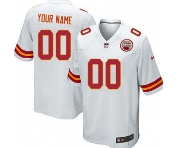 Kids' Nike Kansas City Chiefs Customized White Limited Jersey