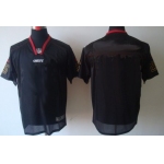 Men's Nike Kansas City Chiefs Customized Lights Out Black Elite Jersey