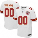 Men's Nike Kansas City Chiefs Customized White Elite Jersey