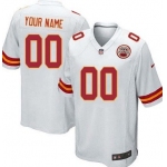 Men's Nike Kansas City Chiefs Customized White Game Jersey