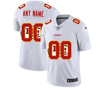 Nike Kansas City Chiefs Customized White Team Big Logo Vapor Untouchable Limited Jersey