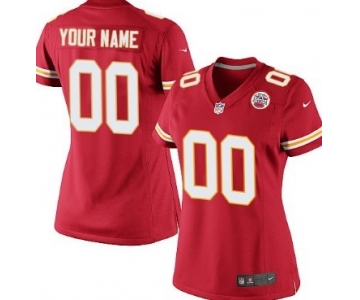 Women's Nike Kansas City Chiefs Customized Red Limited Jersey