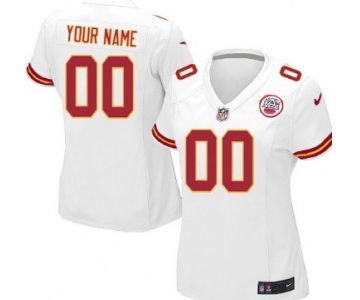 Women's Nike Kansas City Chiefs Customized White Limited Jersey
