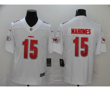 Men's Kansas City Chiefs #15 Patrick Mahomes NFL Pro Line White Jersey