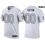 Women's Oakland Raiders White Custom Color Rush Legend NFL Nike Limited Jersey