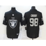 Men's Las Vegas Raiders #98 Maxx Crosby Black 2020 Big Logo Vapor Untouchable Stitched NFL Nike Fashion Limited Jersey