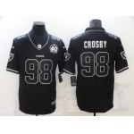 Men's Las Vegas Raiders #98 Maxx Crosby Black Shadow 2021 Vapor Untouchable Stitched Nike Limited Jersey