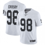 Men's Oakland Raiders #98 Maxx Crosby White Vapor Untouchable Limited Stitched