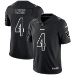 Nike Raiders #4 Derek Carr Black Men's Stitched NFL Limited Rush Impact Jersey