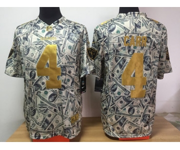Nike Raiders 4 Derek Carr Grey US Dollar Fashion Limited Jersey