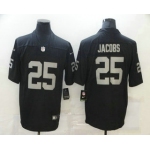 Men's Las Vegas Raiders #25 Josh Jacobs Black 2017 Vapor Untouchable Stitched NFL Nike Limited Jersey