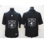 Men's Las Vegas Raiders #28 Josh Jacobs Black 2020 Shadow Logo Vapor Untouchable Stitched NFL Nike Limited Jersey