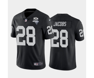 Nike Las Vegas Raiders 28 Josh Jacobs Black 2020 Inaugural Season Vapor Untouchable Limited Jersey