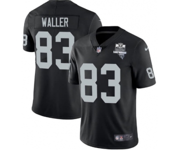 Men's Las Vegas Raiders #83 Darren Waller Black 2020 Inaugural Season Vapor Limited Stitched Jersey