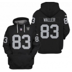 Men's Las Vegas Raiders #83 Darren Waller Black 2021 Pullover Hoodie