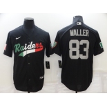 Men's Las Vegas Raiders #83 Darren Waller Black Mexico Stitched MLB Cool Base Nike Baseball Jersey