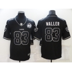 Men's Las Vegas Raiders #83 Darren Waller Black Shadow 2021 Vapor Untouchable Stitched Nike Limited Jersey