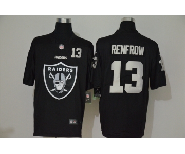 Men's Las Vegas Raiders #13 Hunter Renfrow Black 2020 Big Logo Number Vapor Untouchable Stitched NFL Nike Fashion Limited Jersey