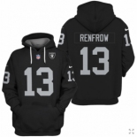 Men's Las Vegas Raiders #13 Hunter Renfrow Black 2021 Pullover Hoodie