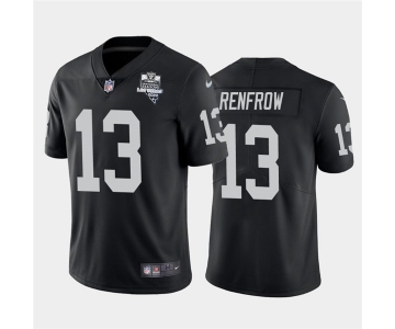 Nike Las Vegas Raiders 13 Hunter Renfrow Black 2020 Inaugural Season Vapor Untouchable Limited Jersey