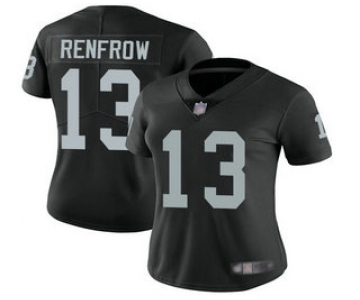 Women's Oakland Raiders #13 Hunter Renfrow Black 2019 Vapor Untouchable Stitched NFL Nike Limited Jersey