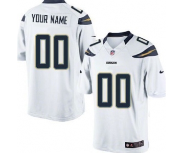 Men's Nike San Diego Chargers Customized White Limited Jersey