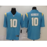 Men's Los Angeles Chargers #10 Justin Herbert Light Blue 2020 NEW Vapor Untouchable Stitched NFL Nike Limited Jersey