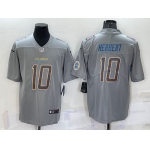 Men's Los Angeles Chargers Justin Herbert LOGO Grey Atmosphere Fashion Vapor Untouchable Stitched Limited Jersey