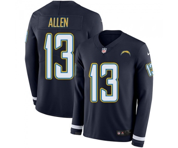 Nike Chargers 13 Keenan Allen Navy Blue Team Color Men's Stitched NFL Limited Therma Long Sleeve Jersey