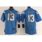 Nike San Diego Chargers #13 Keenan Allen 2013 Light Blue Game Kids Jersey
