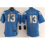 Nike San Diego Chargers #13 Keenan Allen 2013 Light Blue Game Womens Jersey