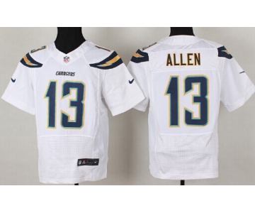 Nike San Diego Chargers #13 Keenan Allen 2013 White Elite Jersey