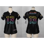 Nike San Diego Chargers #13 Keenan Allen Pro Line Black Fashion Womens Jersey