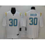 Men's Los Angeles Chargers #30 Austin Ekeler White 2020 NEW Vapor Untouchable Stitched NFL Nike Limited Jersey