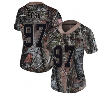 Chargers #97 Joey Bosa Camo Women's Stitched Football Limited Rush Realtree Jersey