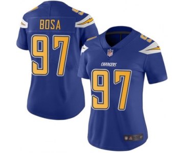 Chargers #97 Joey Bosa Electric Blue Women's Stitched Football Limited Rush Jersey