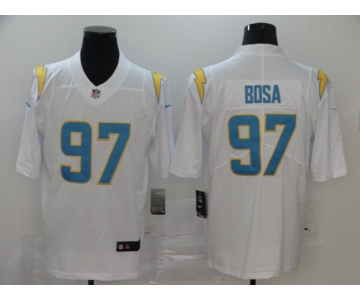 Men's Los Angeles Chargers #97 Joey Bosa White 2020 NEW Vapor Untouchable Stitched NFL Nike Limited Jersey