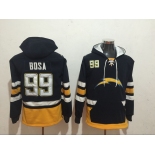 Men's San Diego Chargers #99 Joey Bosa Navy Blue NEW Navy Blue Pocket Stitched NFL Pullover Hoodie