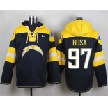 Nike Chargers #97 Joey Bosa Navy Blue Player Pullover Hoodie