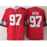 Ohio State Buckeyes #97 Joey Bosa 2015 Playoff Rose Bowl Special Event Diamond Quest Red Jersey