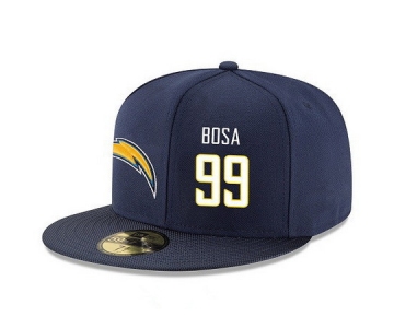 San Diego Chargers #99 Joey Bosa Snapback Cap NFL Player Navy Blue with White Number Stitched Hat