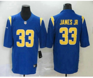 Men's Los Angeles Chargers #33 Derwin James Jr Royal Blue 2020 NEW Color Rush Stitched NFL Nike Limited Jersey