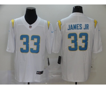 Men's Los Angeles Chargers #33 Derwin James Jr White 2020 NEW Vapor Untouchable Stitched NFL Nike Limited Jersey