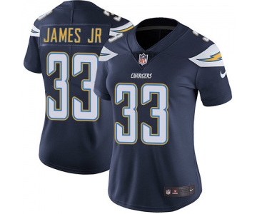 Nike Chargers #33 Derwin James Jr Navy Blue Team Color Women's Stitched NFL Vapor Untouchable Limited Jersey