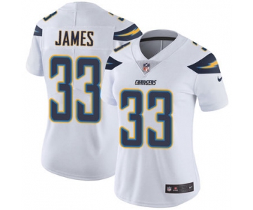 Nike Chargers #33 Derwin James White Women's Stitched NFL Vapor Untouchable Limited Jersey