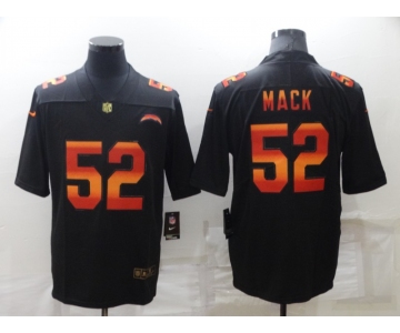 Men's Los Angeles Chargers #52 Khalil Mack Black Fashion Limited Stitched Jersey