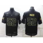 Men's Los Angeles Chargers #52 Khalil Mack Black Salute To Service Limited Stitched Jersey