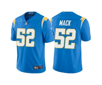 Men's Los Angeles Chargers #52 Khalil Mack Blue Vapor Untouchable Limited Stitched Jersey
