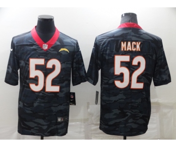 Men's Los Angeles Chargers #52 Khalil Mack Camo Limited Stitched Jersey